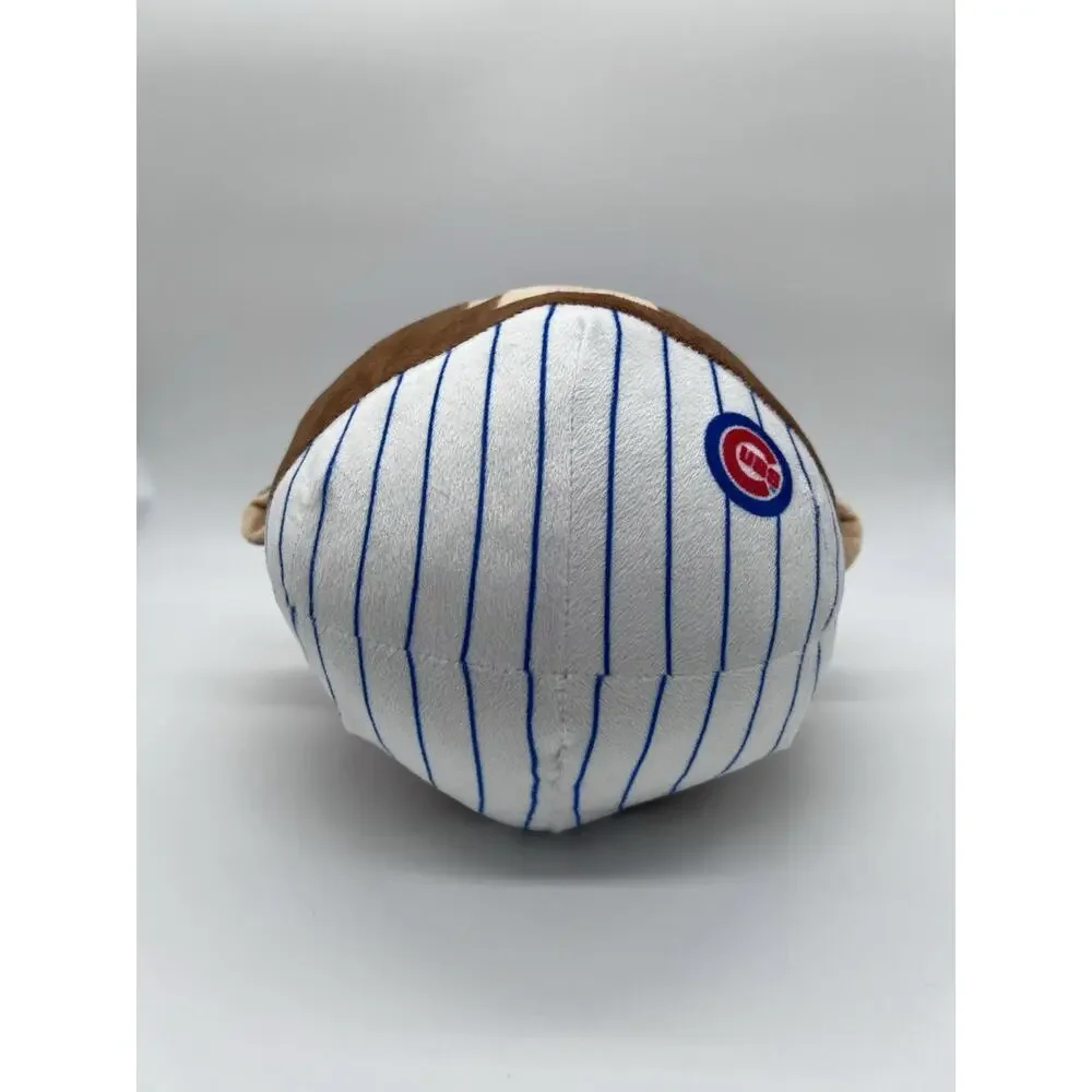 APC Chicago Cubs ROUND PLUSH Brown Bear With Cubby Blue LOGO Hat 8” NO Tag